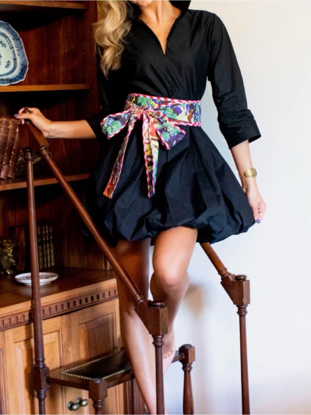 Black Bubble Skirt without belt - House of MBR